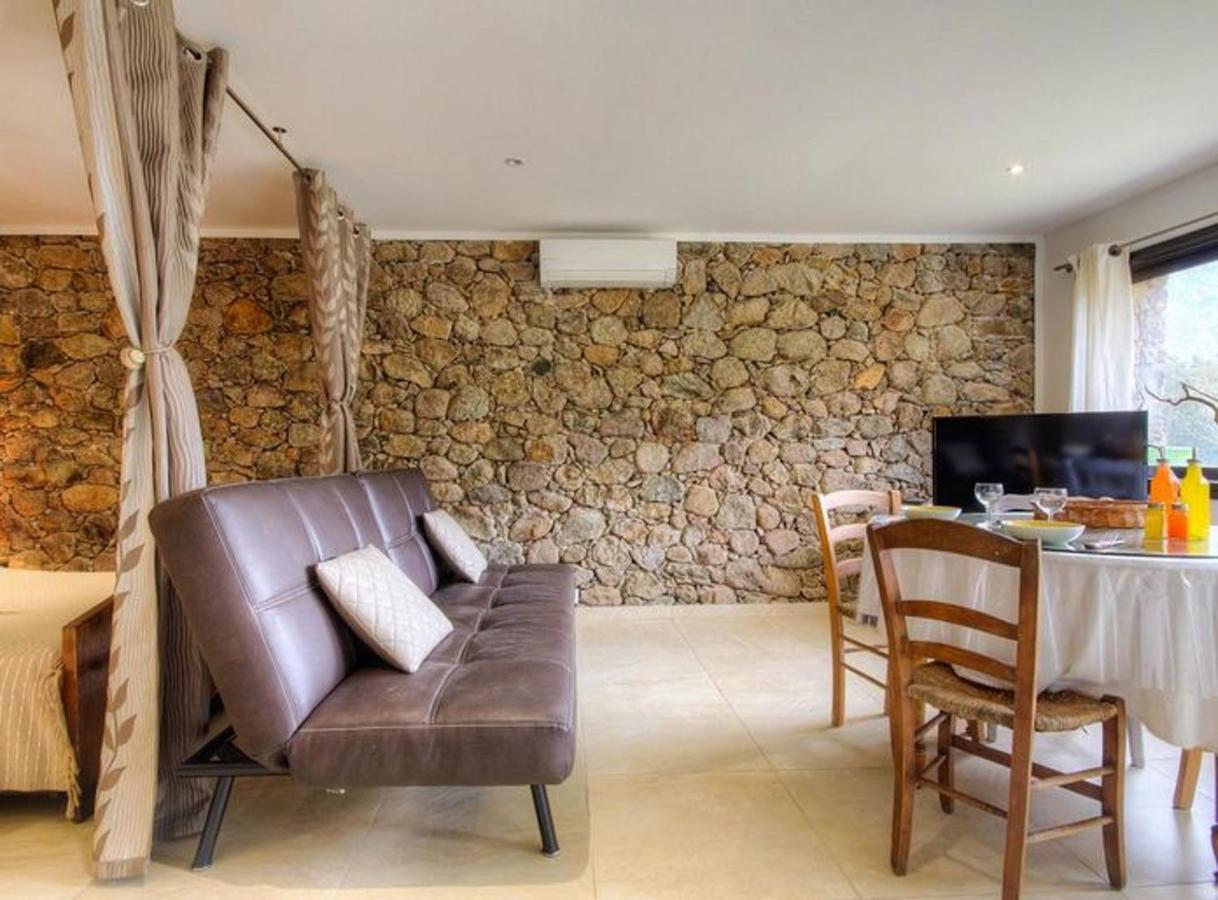 Studio Confortable Avec Vue Sur La Montagne A Moltifao 30M² Jardin Εξωτερικό φωτογραφία