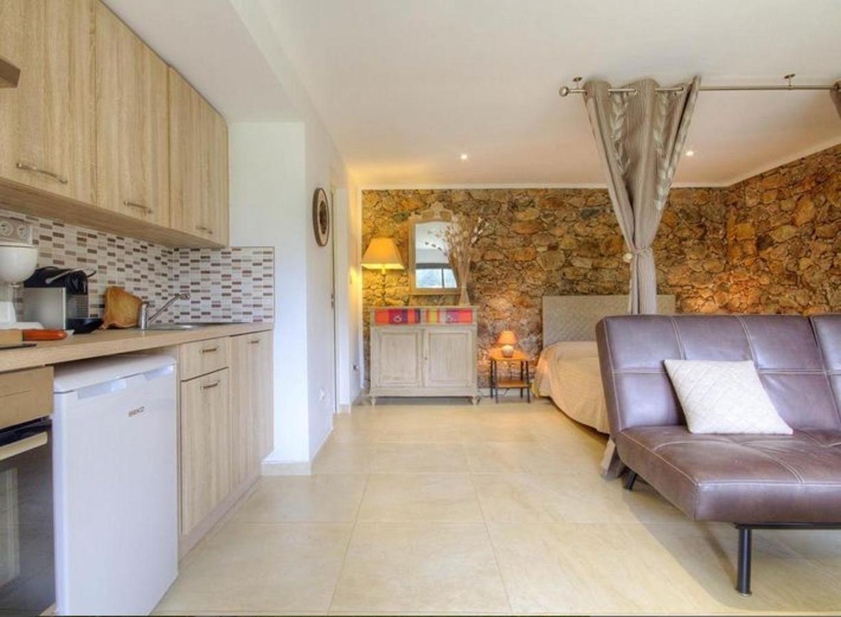 Studio Confortable Avec Vue Sur La Montagne A Moltifao 30M² Jardin Εξωτερικό φωτογραφία